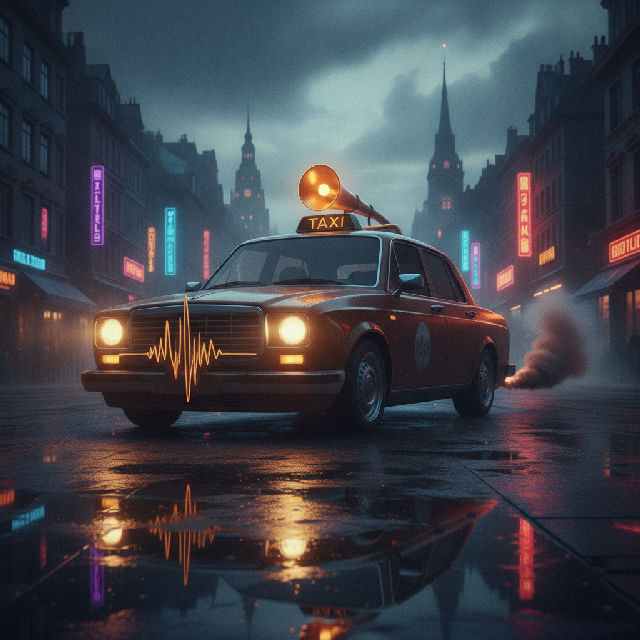 Das Schokotaxi hupt