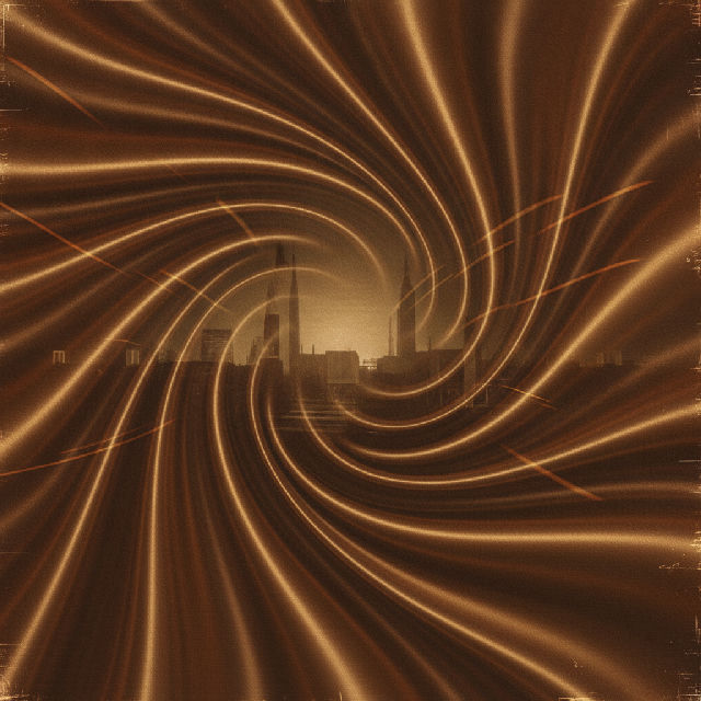 Brown silk