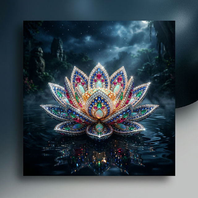 Jewelled lotus