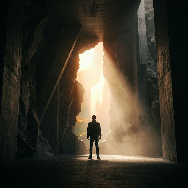 Where the light comes through