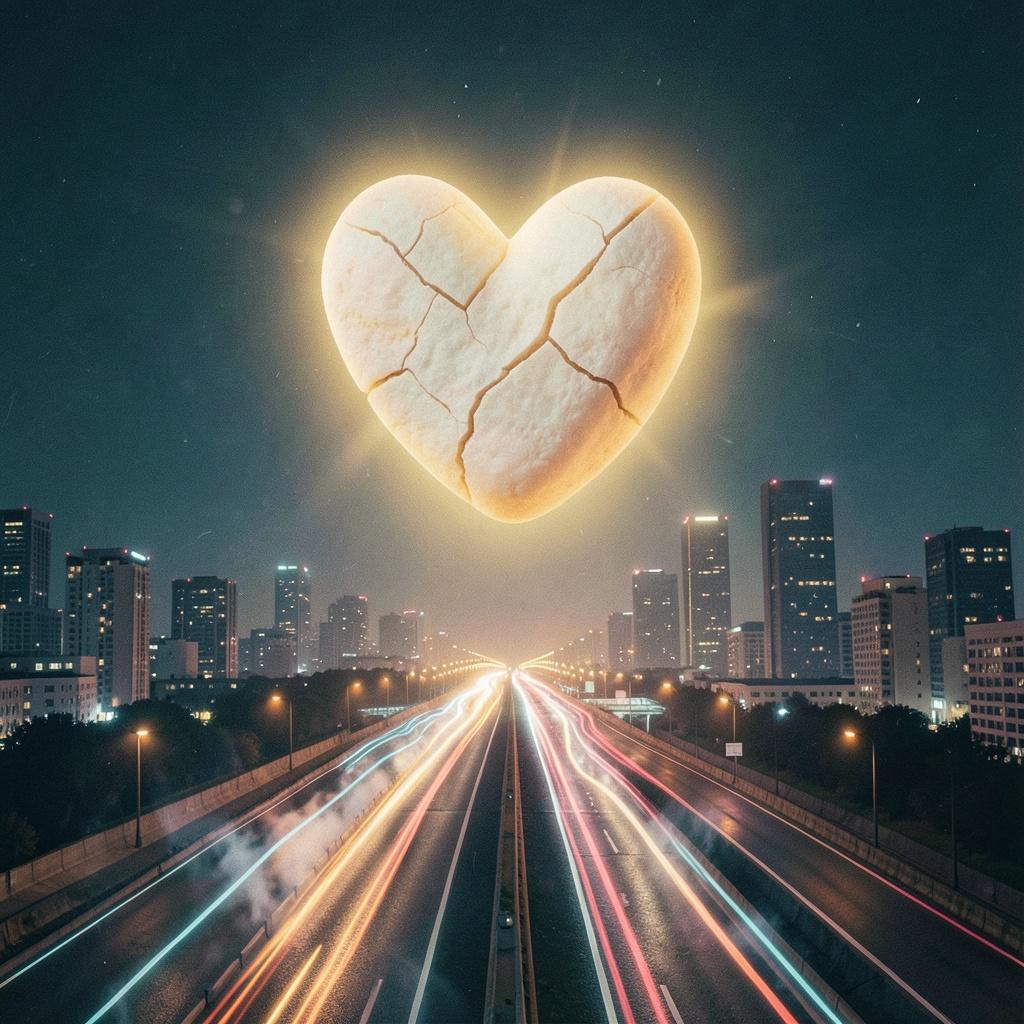 Marshmallow heart