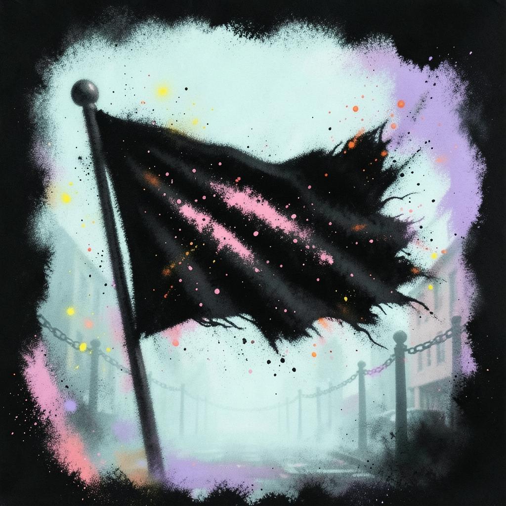 Black Flag in the Wind