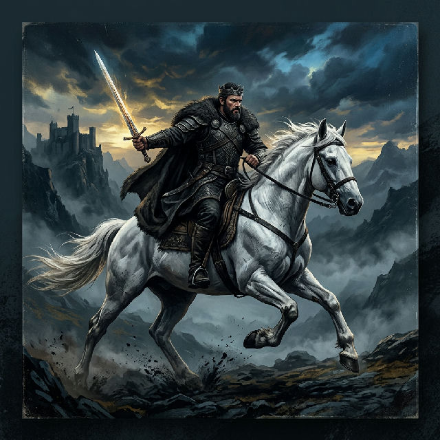 King on the Great White Horse