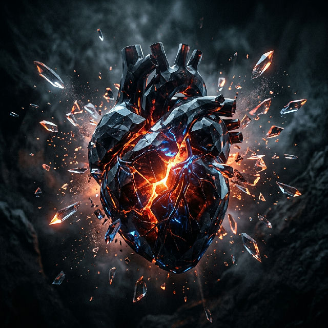 Heart Crystals Shattered