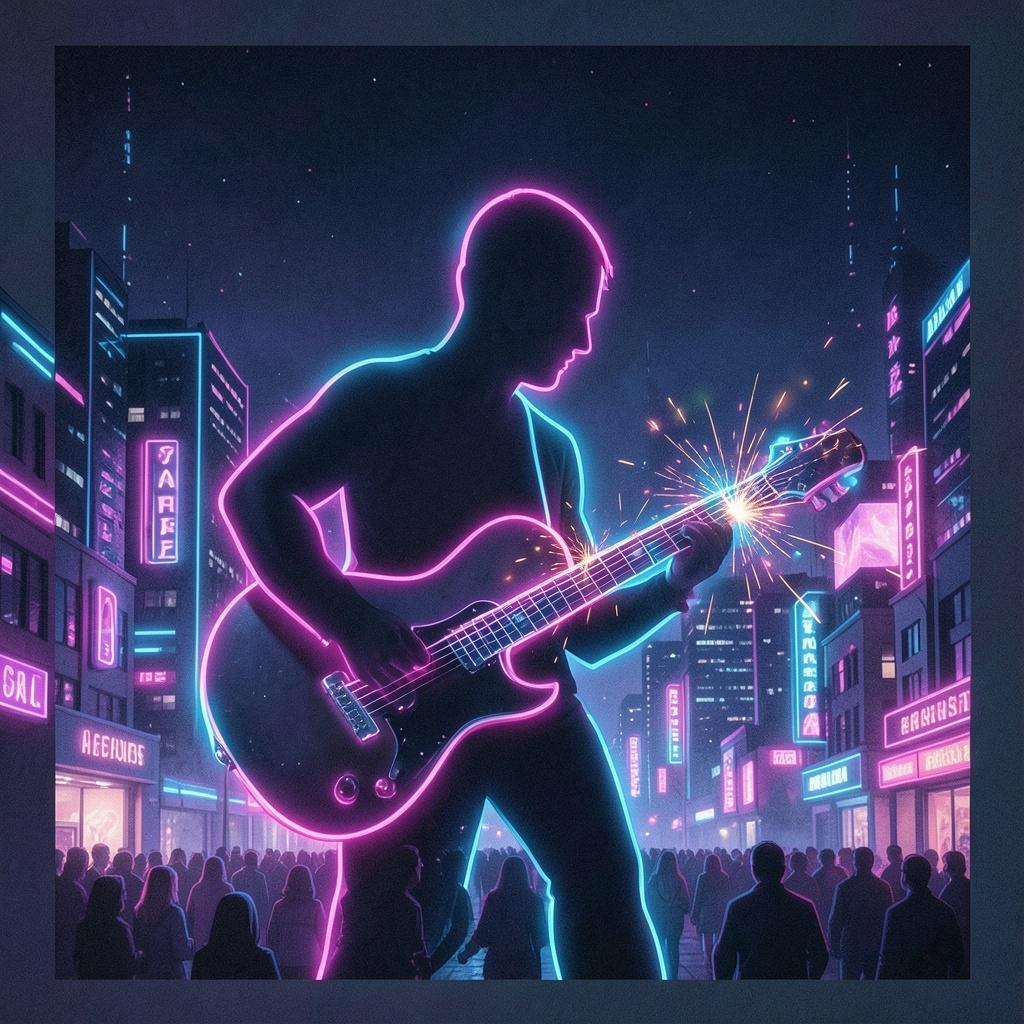 Playing my guitar