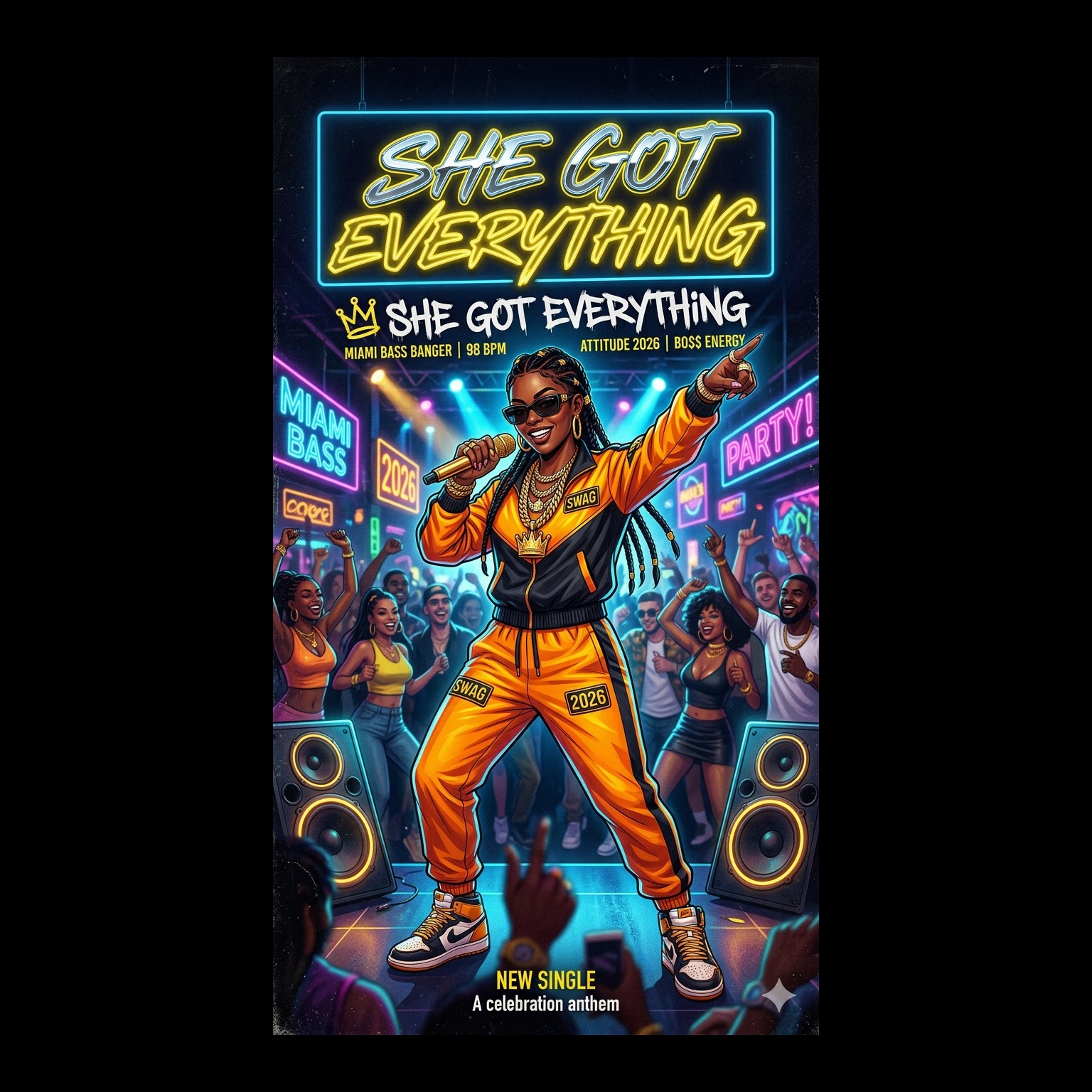 She got everything