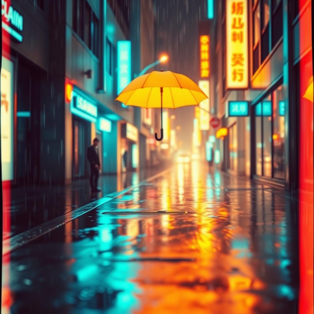 In the rain