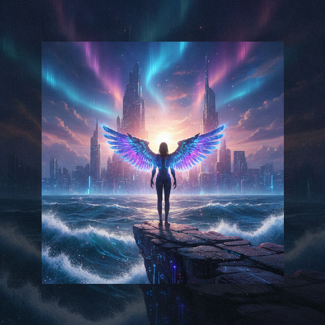 On the edge of the sea