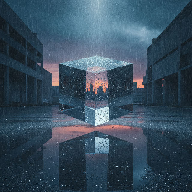 A perfect copy of the rain