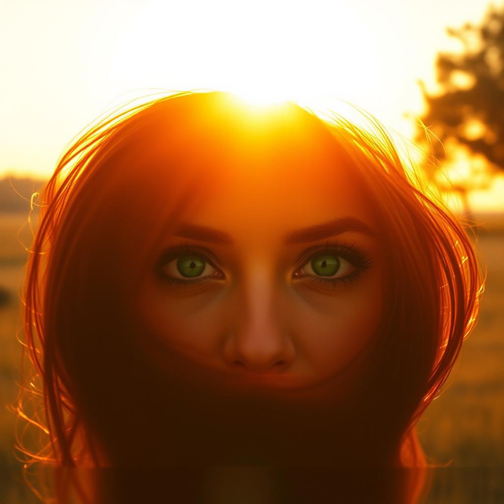 Emerald Eyes and Auburn Curls