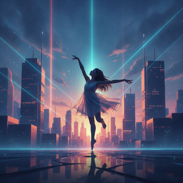 Dance little girl