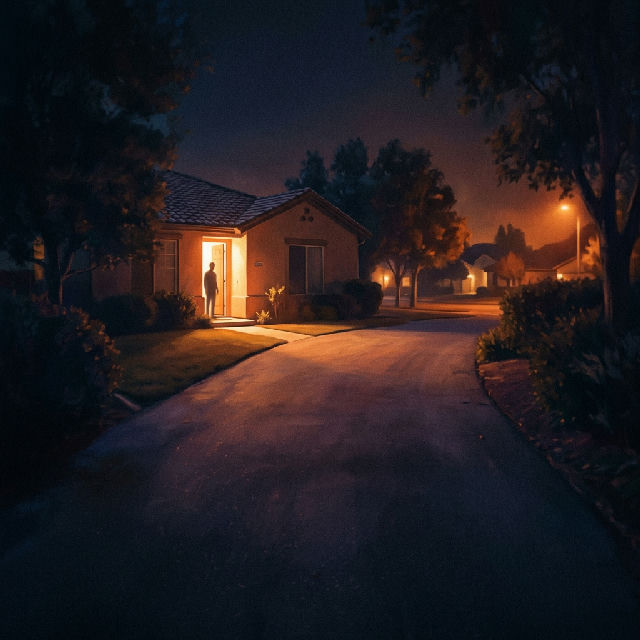 Empty Driveway, Open Door