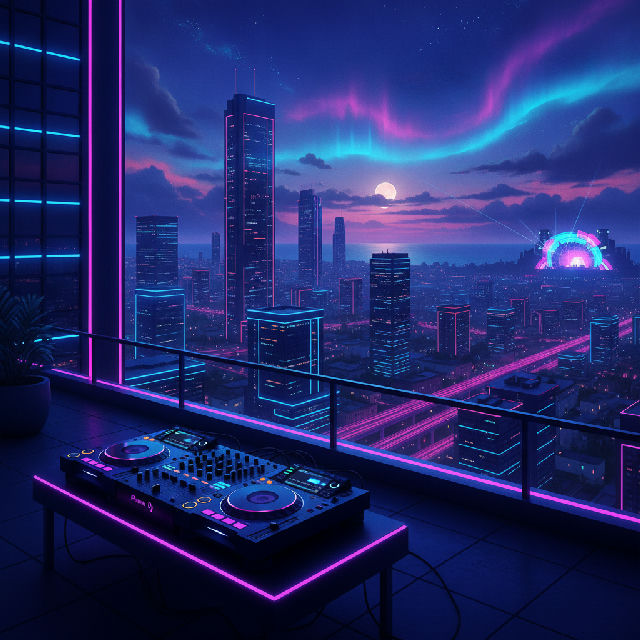 Neon Nights in Ibiza