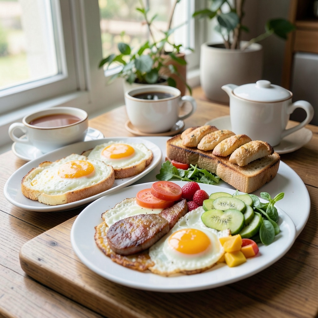 Eating Breakfast