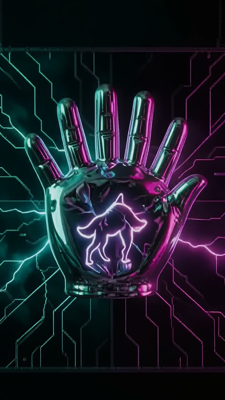 Black Palm Mirror