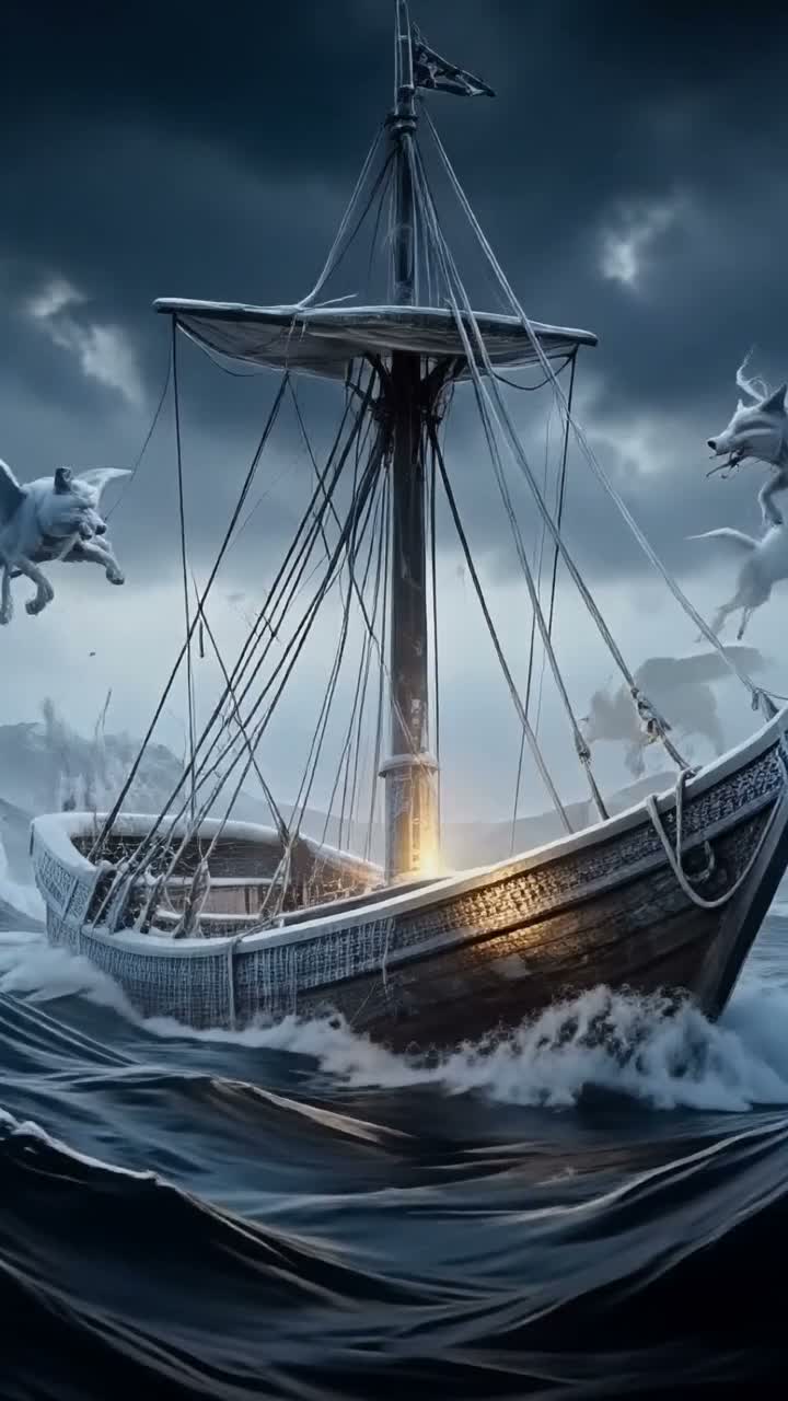 Storm on the Longboat