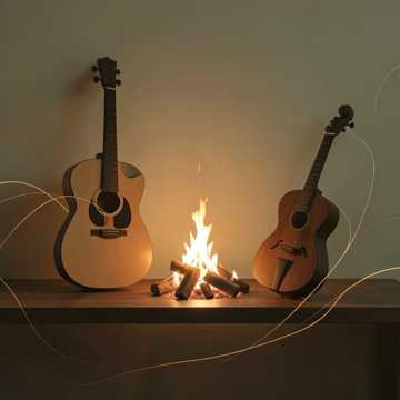 Intimate Fireside Glow Remix