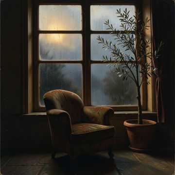 Rainy Window Glow