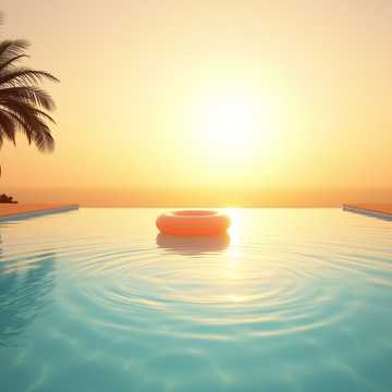 Sundown Reflection Pool