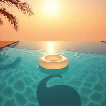 Sundown Reflection Pool Remix