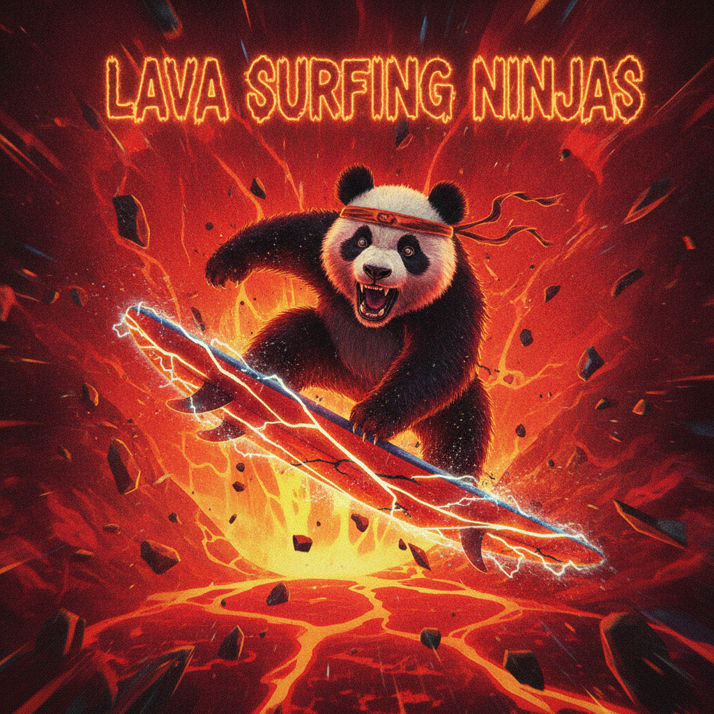 Lava Surfing Ninjas