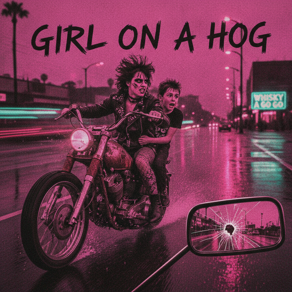 Girl On A Hog