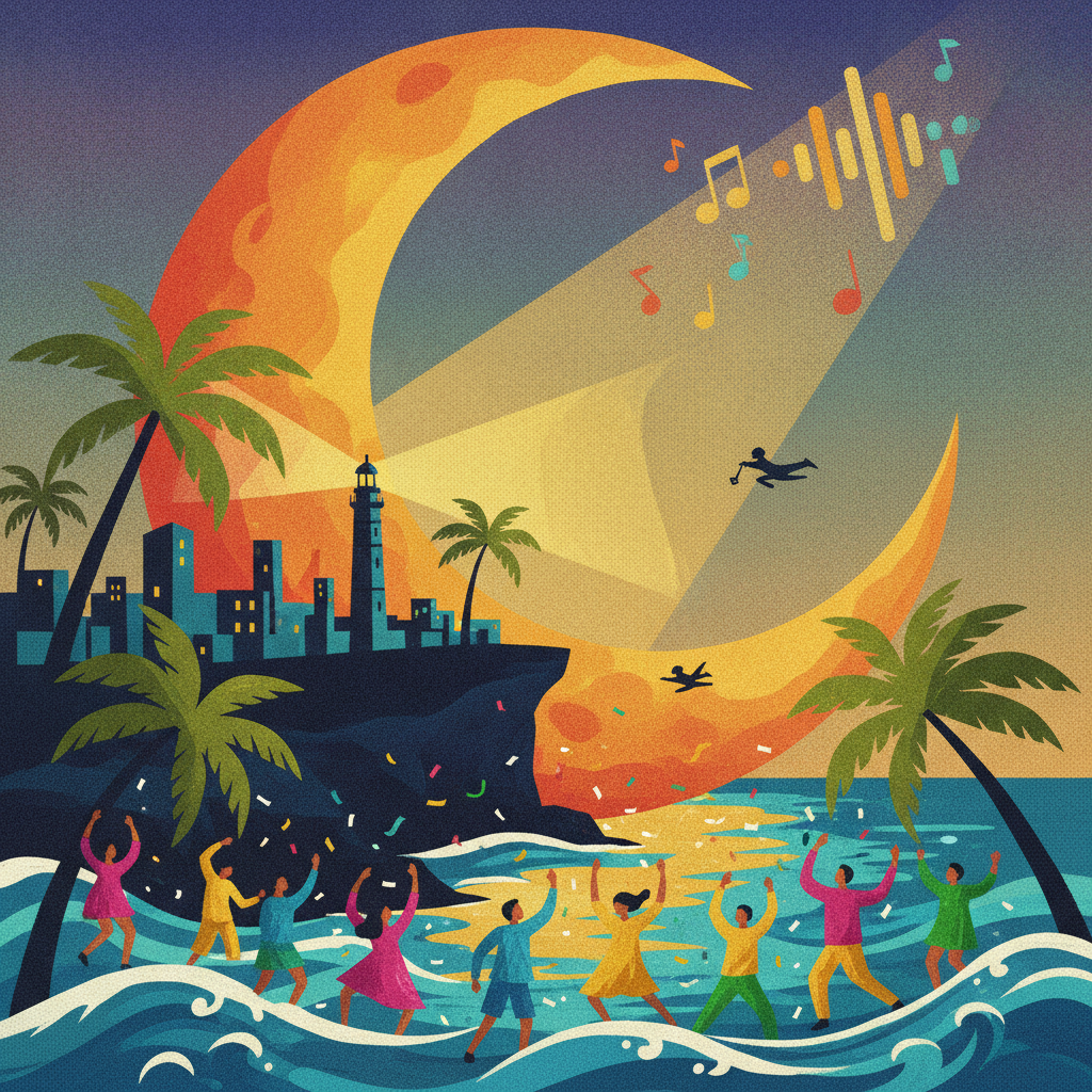 La Luna Sobre Mazatlán
