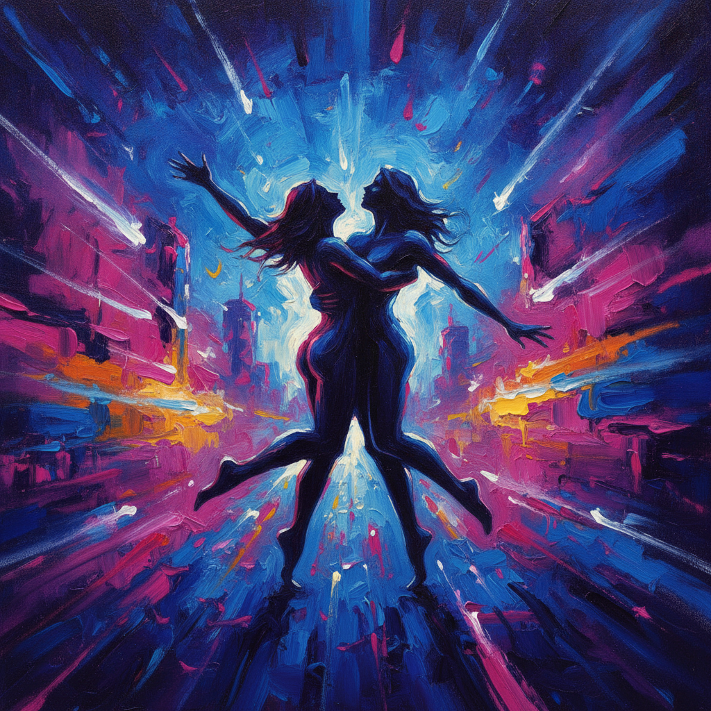 Dancing in the night